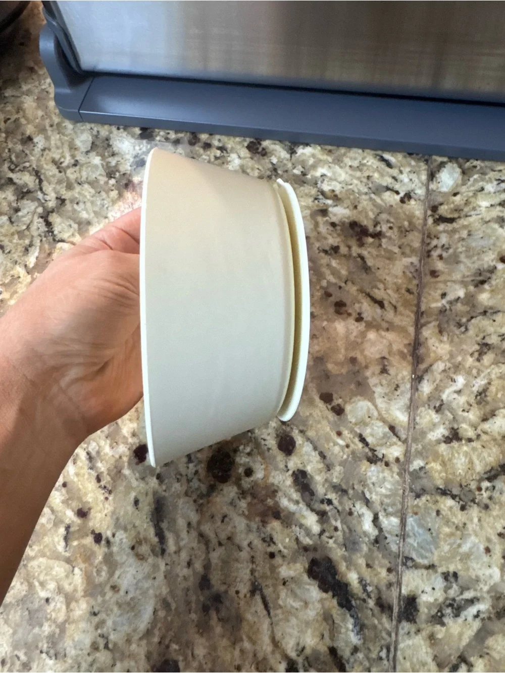 MUSHIE Silicone Suction Baby bowl / Like new!